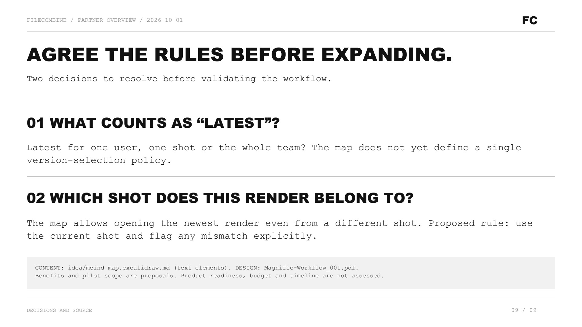 Slide 9: Agree the rules before expanding.